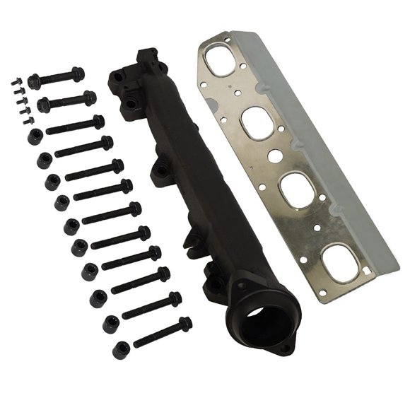 BD Diesel 1041465 Exhaust Manifold High-Silicon Ductile Cast Iron; Gaskets Included; Mounting Hardware Included