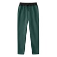 thumbnail image 1 of RKSTN Mens Pants Fashion Drawstring Elastic Waist Solid Color Casual Sweat Length Pants Soft Comfortable Workout Pants, 1 of 4