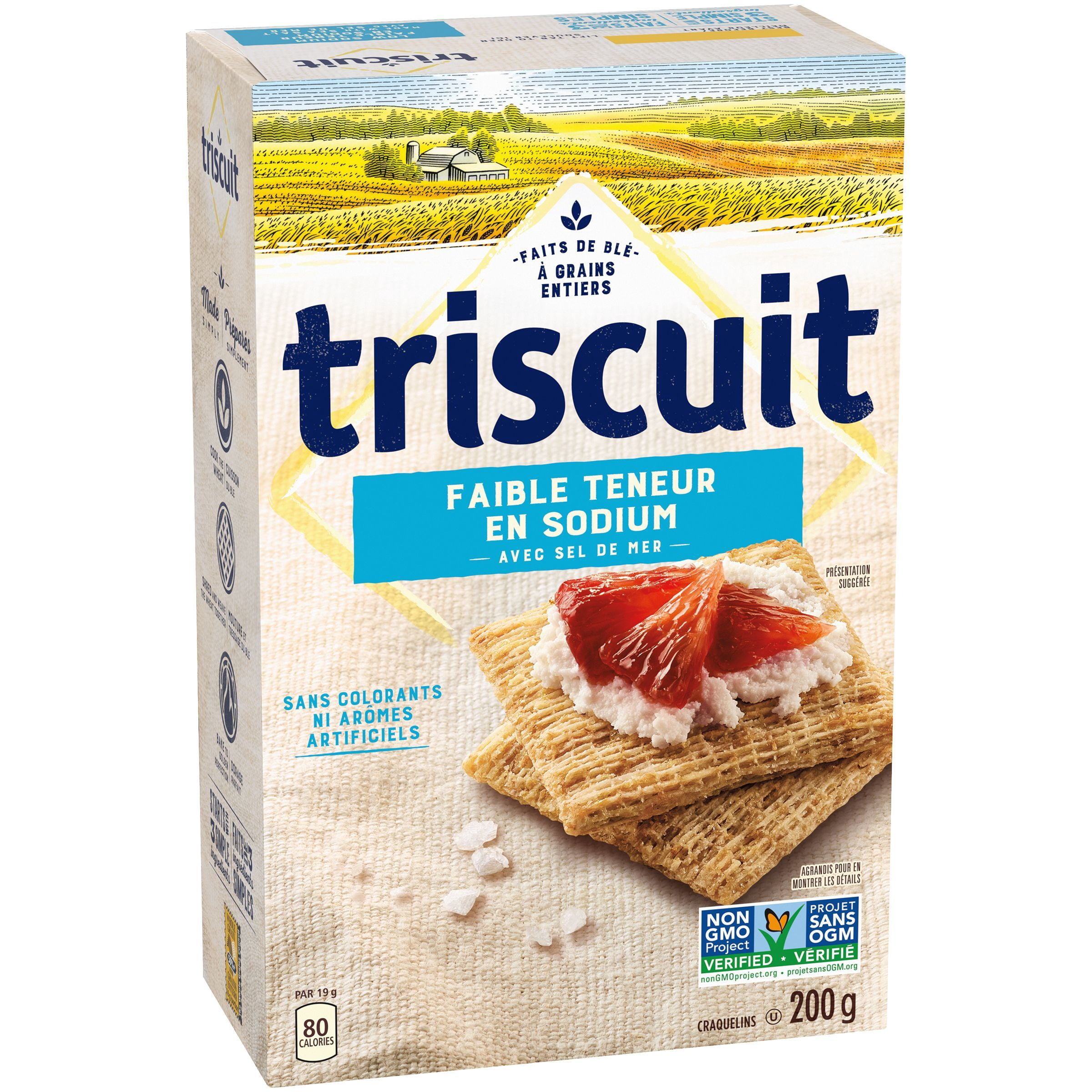 TRISCUIT Faible Teneur en Sodium Craquelins