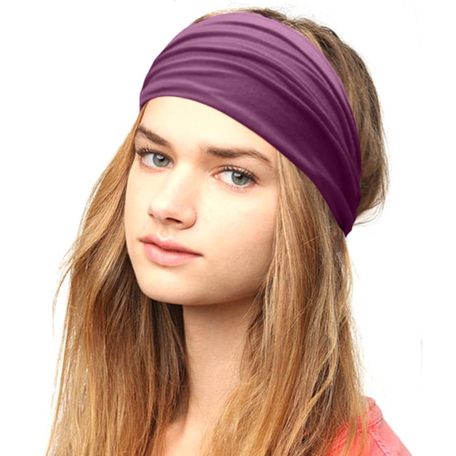 Bandeau Élastique pour Femmes Couleur Unie