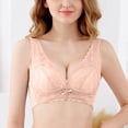 thumbnail image 2 of FhsagQ Bra Bras for Women Plus Size with Robe Bra for Womens Underwire Bra Lace Floral Bra Unlined Unlined Plus Size Full Coverage Bra Bras for Women Set Cute Womens Bras Bodysuit Xs White 46/105D, 2 of 5