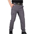 thumbnail image 2 of cllios Cargo Pantalon pour Hommes Grande Taille Pantalon Tactique Résistant à l'Eau Pantalon Cargo en Ripstop Léger EDC Pantalon de Travail de Randonnée Extérieur Séchage Rapide Pantalon de Travail Multi-Poches, 2 of 4