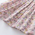 thumbnail image 5 of B91xZ Robe Décontractée en Coton pour Fillette, Printemps Été, Manches Longues, Col Ras du Cou, Robe en Tricot 2-9 Ans, Rose 5-6 Ans, 5 of 5