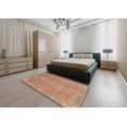 thumbnail image 4 of Ahgly Company Tapis d'Intérieur Carrés Abstraits Orange Tapis de Zone Abstraits, 3 Pieds Carré, 4 of 6