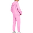 thumbnail image 3 of sageysalite Ensembles de Survêtements pour Femmes Col Rond Chandail à Enfiler Manches Longues Ensembles 2 Pcs Décontractés Entraînement Course Jogger Ports Tenues d'Automne, 3 of 6