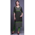 thumbnail image 2 of Bimba Panel Straight Kurtis For Women Long Kurti Dress Printed Indian Top, 2 of 5