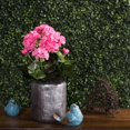 thumbnail image 3 of Vickerman 15.25" Purple Polyester Geranium Bush With 52 Leaves And 92 Flowers, 3 of 3