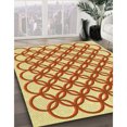 thumbnail image 3 of Ahgly Company Tapis Rectangulaire Lavable en Machine Intérieur Transitionnel Orange Rouge Orange, 3 Pieds x 5 Pieds, 3 of 7