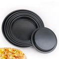 thumbnail image 3 of Ruibeauty 5-10 Inch Non-Stick Pizza Trays Steel Baking Tool Pizza Pan Oven Tool, 3 of 5