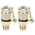 thumbnail image 1 of 2Pcs Hydraulic Test Adapter  Sealing Performance Carbon Steel Plastic Nitrile Butadiene Rubber Hydraulic Coupling Pressure System For Lubrication M10 X 1-M12 X 1.25,M14 X 1.5-M16 X, 1 of 8