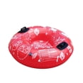 thumbnail image 2 of IROINID Snow Tube For Winter Fun Inflatable 37 Inch Heavy Duty Snow Sleds, 2 of 5