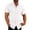 White, variant on lcziwo Men's Linen Shirts 2024 Casual Button Down Short Sleeve Summer Beach Dress Shirt Basic Solid Color Linen Shirts for Men Big and Tall Plus Size White L