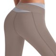 thumbnail image 4 of Limited Stock,High-Waisted Yoga Pants, Compression Drying, Seamless Design, Women's Fit, Workout, Running, Quick-Dry, Stretchy Material All-Day Comfort|Polyester,Gray,Sopatenor, 4 of 7