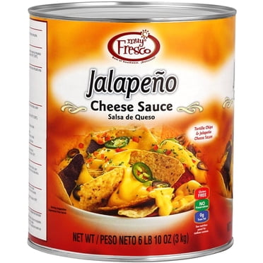 Muy Fresco - Sauce au Fromage Jalapeño - Emballage Individuel - 3 kg - Épicée et Crémeuse - Parfaite pour Nachos et Burgers (1 Ct)