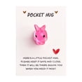 thumbnail image 1 of Cheapark English Encouragement Bunny Pocket Card Desktop Decorative with Inspirational Blessings for Home Office Spring Gift, 1 of 6