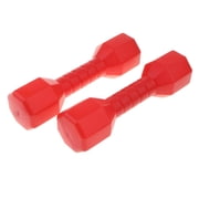 lionlar  Dumbbell Fitness Exercise Equipment Early Learning Toy -Red