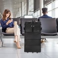thumbnail image 3 of Large Capacity Aviation Checked Bag Universal Wheel Folding Luggage Durable Spacious, 3 of 7