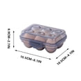 thumbnail image 2 of Stackable Egg Storage Container for Refrigerator | Portable Food Grade Plastic Egg Holder with Handle | Household Kitchen Refrigerator Organizer Box, 1-Pack | Size S, 2 of 4