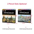 thumbnail image 2 of H&B Oil Colored Pencils Set 72 Color Pre-Sharpened Color Sketch Pencils Art Supplies for Students Adults Artists Drawing Sketching Coloring Books Decoration DIY Projects Present Gift, 2 of 7