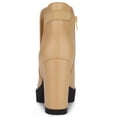 thumbnail image 4 of Unique Bargains Bottes Chelsea à Plateforme à Talons Hauts Épais à Fermeture Éclair pour Femmes, 4 of 6