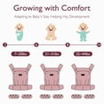 thumbnail image 3 of Momcozy Baby Carrier Newborn to Toddler - Ergonomic, Lightweight Infant Carrier for 7-44lbs, Ideal for Hands-Free Parenting, Enhanced Lumbar Support, 3 of 7
