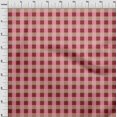 thumbnail image 3 of oneOone Polyester Lycra Medium Pink Fabric Gingham Check Sewing Craft Projects Fabric Prints By Yard 56 Inch Wide, 3 of 4
