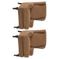 thumbnail image 2 of tredstone 2x Breathable Armchair Cover Stay Fresh And Comfortable In Any Weather Soft Light coffee, 2 of 6