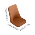 thumbnail image 3 of Dining Chair Slipcover Stretch Elastic Chair Cover Polyester, 57x48x45cm for Kitchen Living Room, Washable Pet-Friendly Protector, 1 Pack, 3 of 6