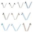 thumbnail image 2 of 6pcs Kayak Paddle Spring Clips Tent Pole Clips Push Button Spring Snap Clip Locking Tube Pin 9mm single pin solid, 2 of 7