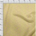 thumbnail image 3 of oneOone Silk Tabby Yellow Fabric Block Dress Material Fabric Print Fabric By The Yard 42 Inch Wide-S2, 3 of 5