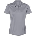 thumbnail image 2 of Adidas Polo de Performance pour Femmes, m, Grey Three, 2 of 3