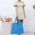 thumbnail image 4 of Large Waterproof Foldable Shopping Bag | Multi-Color Reusable Grocery Tote | Cloth Material | Portable Lightweight Design | 53x38x10cm | 1 Pack | Eco-Friendly, Durable, Versatile, 4 of 8