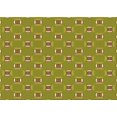 thumbnail image 1 of Ahgly Tapis Rectangulaire Lavable en Machine Intérieur Transitionnel Jaune Foncé Vert, 2 Pieds x 4 Pieds, 1 of 7
