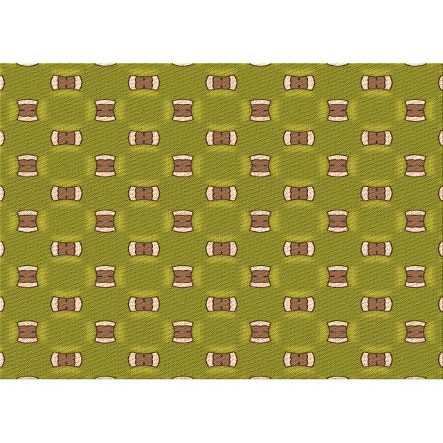Ahgly Tapis Rectangulaire Lavable en Machine Intérieur Transitionnel Jaune Foncé Vert, 2 Pieds x 4 Pieds