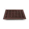 thumbnail image 4 of 8x12 Floor Vent Cover Register with Damper VR100 – Tudor Mushroom Design, Cast Aluminum, Powder Coated, Repaintable – For Floors, Walls & Ceilings, 4 of 10