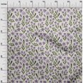 thumbnail image 3 of oneOone Cotton Flex Purple Fabric Floral Craft Projects Decor Fabric Printed By The Yard 40 Inch Wide, 3 of 4