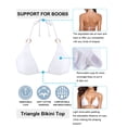 thumbnail image 4 of RELLECIGA Women's Triangle Bikini Top Swimsuit Swimwear, 4 of 8
