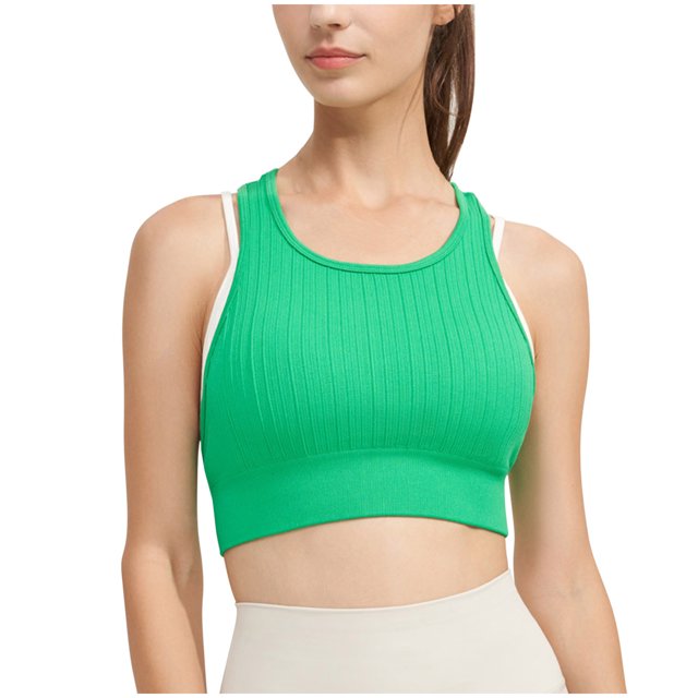 Womans Bras Pullover Bra Feature V-Neck Full-Figure Bra Style W-1804 Green M
