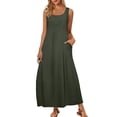 thumbnail image 2 of Gspmoly Robes d'Été pour Femmes, Robe d'Été Décontractée Sans Manches Mini pour Femmes, Été Printemps, Col Ras du Cou, Débardeur Ample, Robe Courte de Plage, Robes de Cocktail, Liquidation, 2 of 9