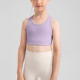 thumbnail image 1 of Soki Toddler Kids Boys Girls Quick Drying Racerback Tank Top Sleeveless Bottom Yoga Camisole, 1 of 1