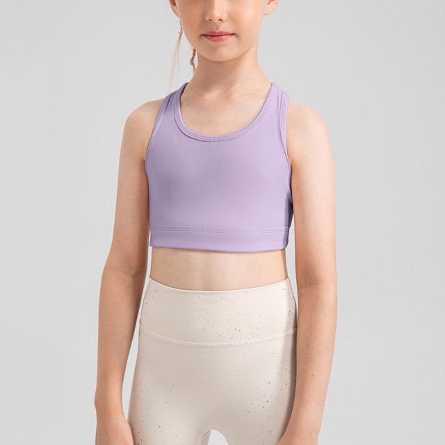 Soki Toddler Kids Boys Girls Quick Drying Racerback Tank Top Sleeveless Bottom Yoga Camisole