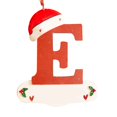 thumbnail image 1 of New Year  Tree Decor Hanging Ornament Creative Wooden Gift Durable Diy Alphabet Christmas Decoration, 1 of 6