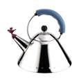 thumbnail image 1 of Alessi Bouilloire Michael Graves avec Sifflet à Oiseaux, Poignée Bleue, 1 of 1