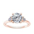 thumbnail image 1 of 0.70 Carat Excellent Round Cut Real Diamond New Design Solitaire Ring for Wedding Solid 18K Rose Gold Size 11, 1 of 8