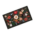 thumbnail image 1 of Retro Floral Pattern Floormat for Indoor Living Areas with Non- Water Absorbent Polyester Carpet for Home Décor and Everyday Use, 1 of 6