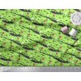 thumbnail image 3 of Soimoi Polyester Crepe Fabric Insect,Leaves & Floral Artistic Printed Fabric 1 Yards 52 Inch Wide, 3 of 3