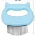 thumbnail image 4 of Pet Brush, Massage Shell Comb Grooming Hair Removal Shedding Brush for Pet Cat Dog, 4 of 6