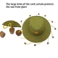 thumbnail image 2 of Chapeau Australien avec Liège pour Adulte Fantaisie Style Robe Chapeau Partie Accessoires Kit Australie Chapeau de Jour, 2 of 6