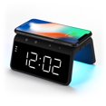 thumbnail image 4 of RCA 10W Qi Charging Alarm Clock with Multi-Colour Nightlight - Black, 4 of 9