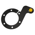thumbnail image 4 of CARBON FIBER 6 HOLE STEERING WHEEL HORN BUTTON EXTERNAL KIT RACING NARDI  VERTEX, 4 of 8